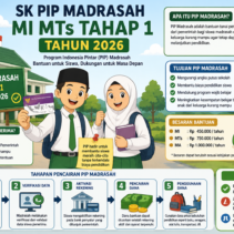 SK PIP Madrasah MI MTs Tahap 1 Tahun 2026