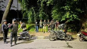 Brimob Polda Metro Jaya Amankan 8 Motor Diduga Digunakan untuk Balap Liar di Jakarta Timur