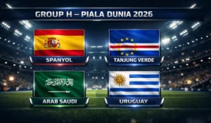 Pertandingan Krusial: Arab Saudi vs Uruguay dan Cape Verde dalam Perburuan Lolos Piala Dunia 2026
