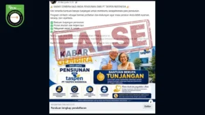 Cek fakta: JK dukung bantuan pensiunan yang berjasa bagi negara, Ternyata Hoax?