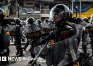 Demo Ricuh di Surabaya: Polisi Bebaskan 24 Demonstran Aksi Indonesia Sekarat Secara Bertahap