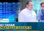 Investor Asing Masih Ragu, MSCI Tunda Review Saham RI Hingga 2026