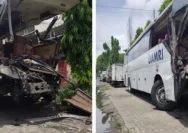 Kecelakaan Maut: Bus Pariwisata Tabrak Pemotor dan Truk di Akses Suramadu, 2 Orang Tewas