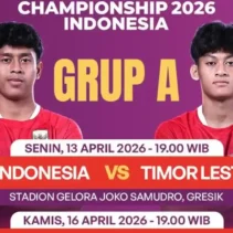 Timor Leste vs Vietnam, Indonesia Siap Menghadapi Lawan Tunggal di Piala AFF 2026