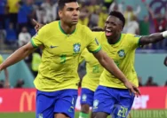 Vinicius Junior Samai Rekor Legenda Brasil di Piala Dunia dengan Rasio Laga Lebih Sedikit