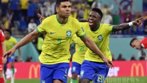 Vinicius Junior Samai Rekor Legenda Brasil di Piala Dunia dengan Rasio Laga Lebih Sedikit
