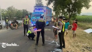 Detik-detik Tabrakan Maut Vixion dan Aerox di Wonogiri: Awal Pelanggaran Jalur yang Tragis