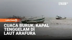 Kapal Terjebak di Laut Arafuru: Viral Video Menunjukkan Dampak Surut Drastis