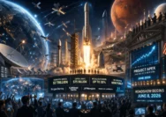 Saham SpaceX Ambruk Bayangi Prospek IPO Emiten AI di Wall Street