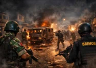 Situasi Terkendali, Brimob-TNI Jaga Ketat Lokasi Bentrokan di Menteng